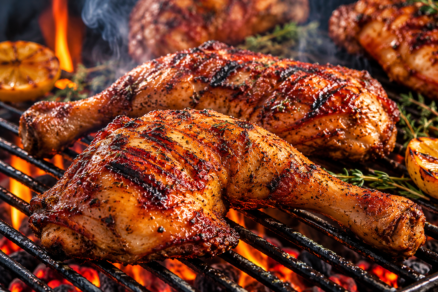 Poulet braisé préparé par Les Saveurs d'Elo