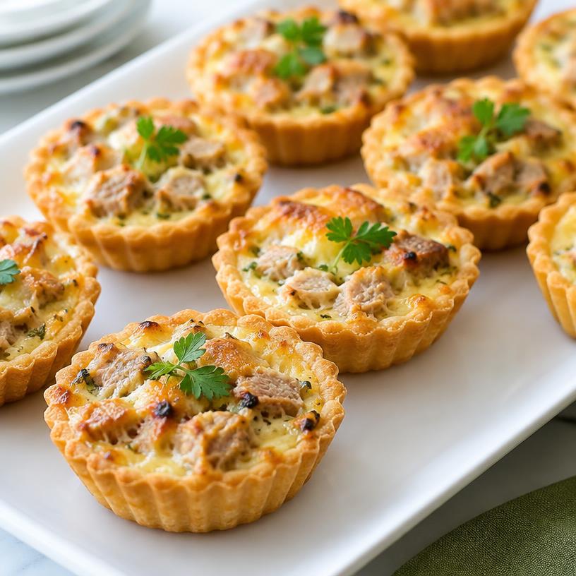 Mini tarte au thon préparé par Les Saveurs d'Elo